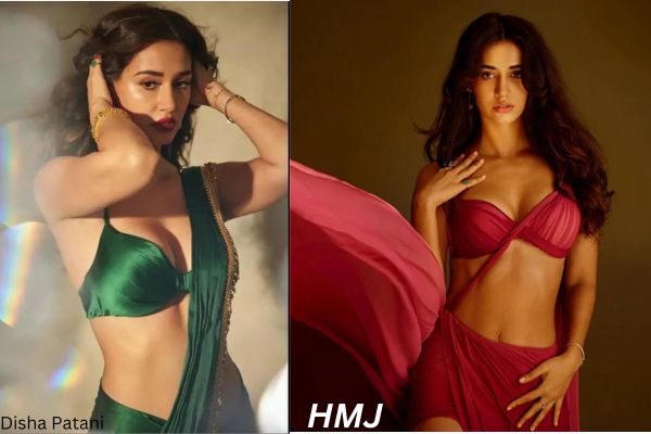 Disha Patani vs. Palak Tiwari in Solid-Hued Sarees with Corset Blouses